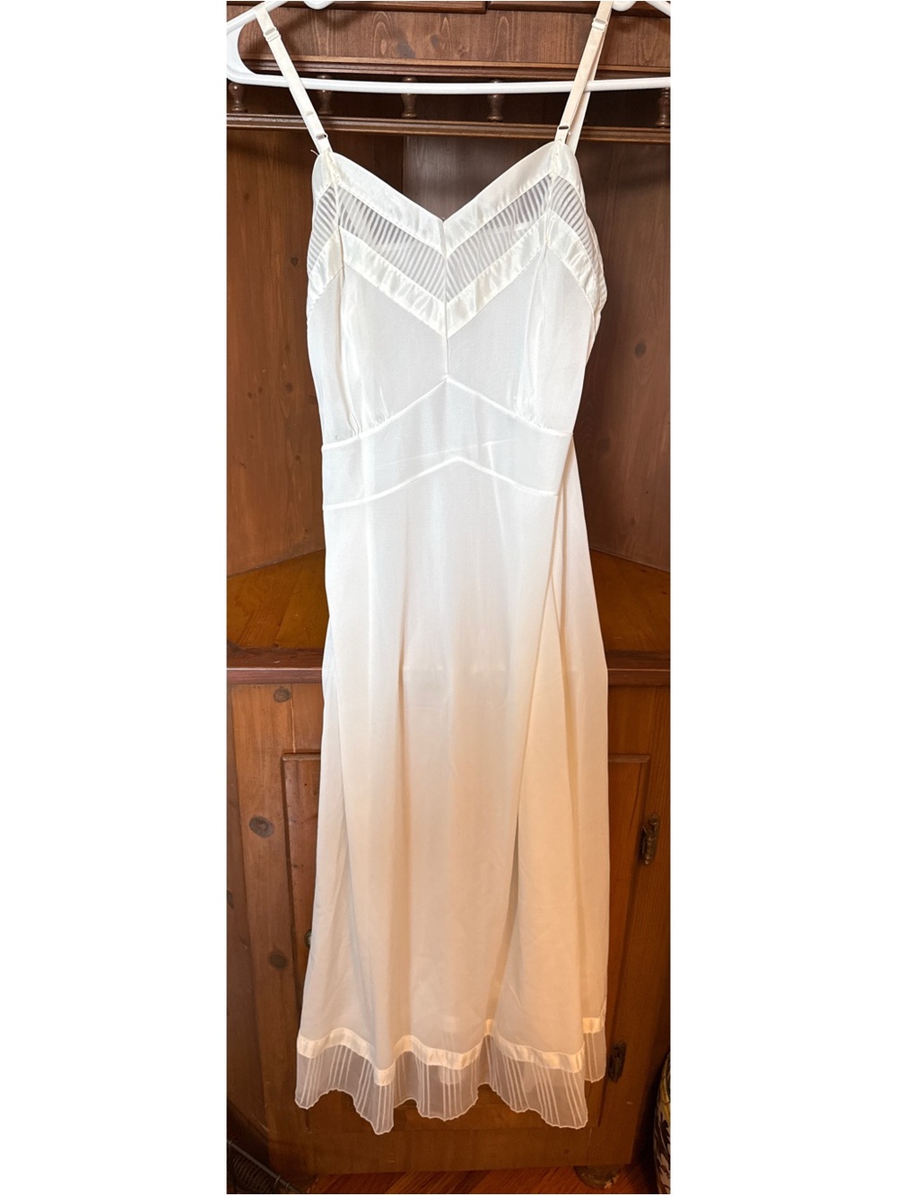 Charmode Sears & Roebuck vintage 50s 60s V-neckline slip dress 32/S